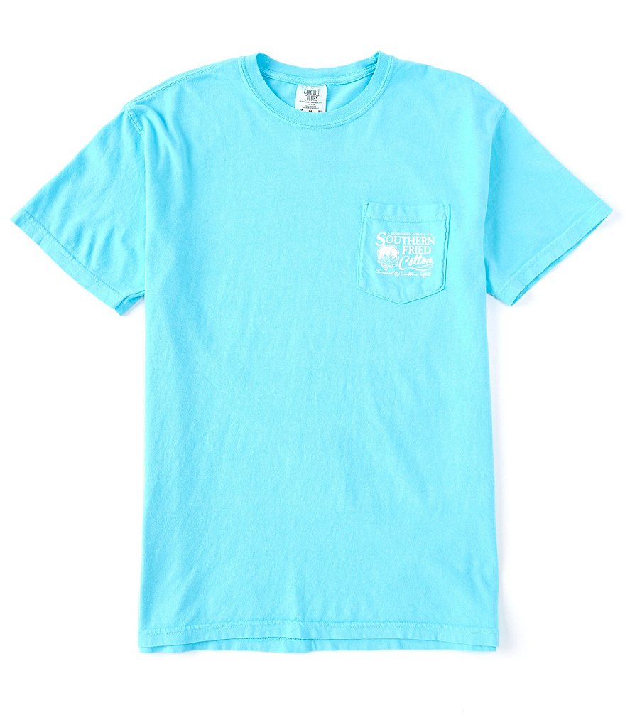 Southern Fried Cotton Men's Lipsmack Short-Sleeve Pocket Graphic Tee