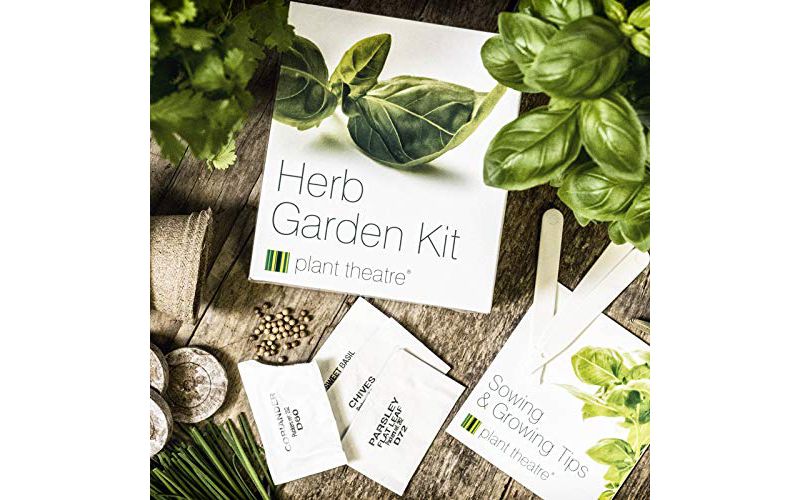 Plant Theatre Herb Garden Kit - Plant Seed Kit - 6 Different Herbs to Grow - Everything You Need to Start Growing in one Box!