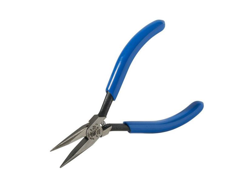 KLEIN TOOLS D322-41/2C Electronics Pliers, Slim Long-Nose, Spring-Loaded
