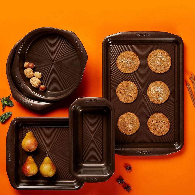 Circulon 10pc Nonstick Bakeware Set Chocolate Brown