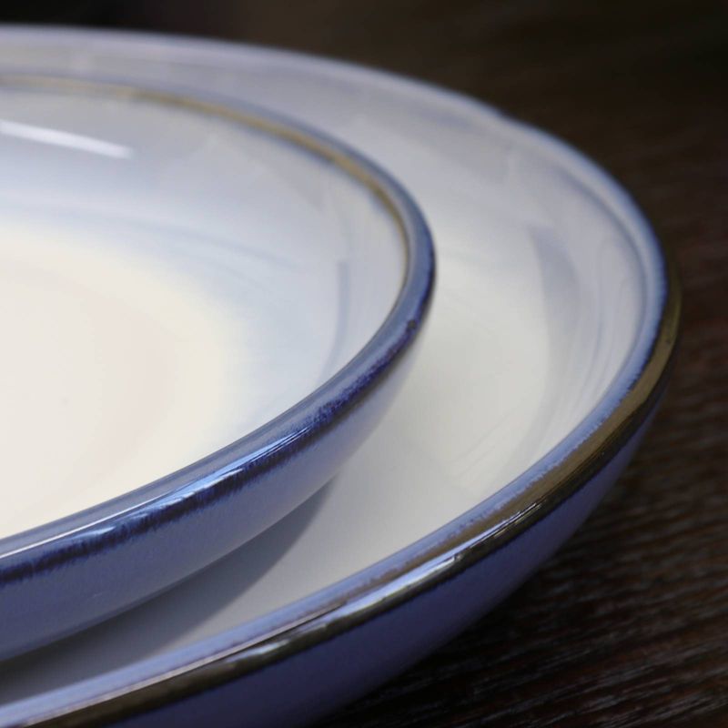 Gibson Elite 16pc Stoneware Serene Fountain Dinnerware Set