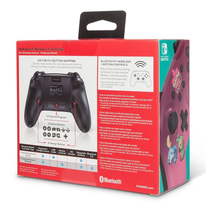 PowerA Enhanced Wireless Controller for Nintendo Switch - Pokemon Shield