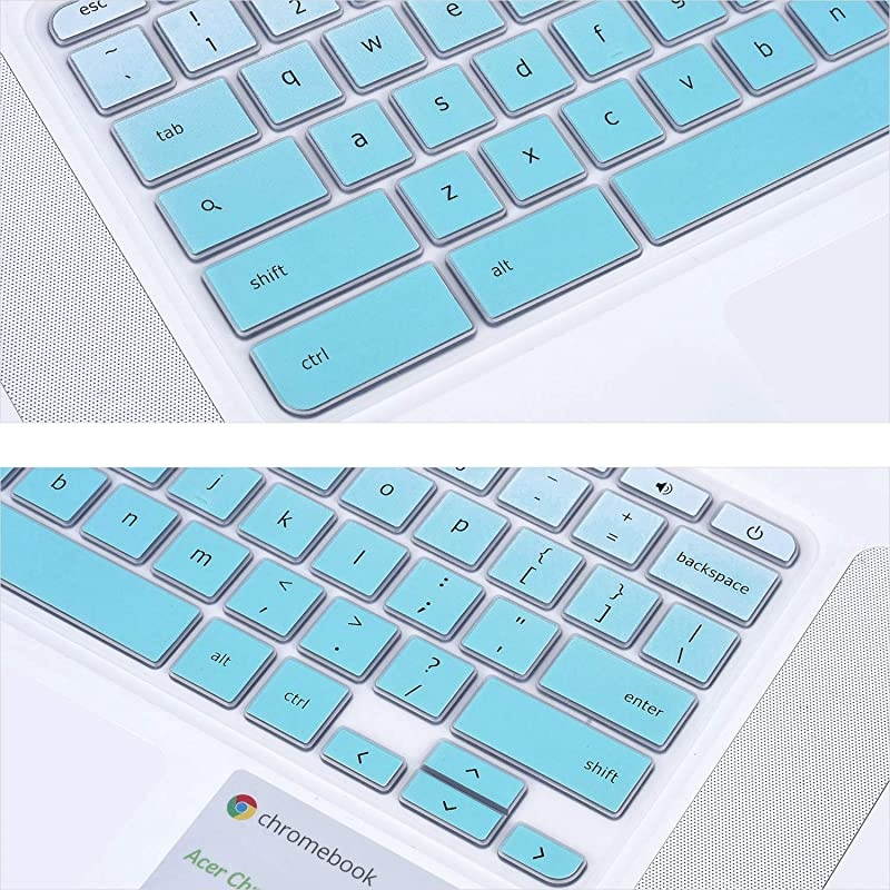 Chromebook Keyboard Cover Skin Compatible Chromebook R 11 CB5-132T CB3-131 for Chromebook R 13 CB5-312T Keyboard Covers for Chromebook 14 15 CB3-431 CP5-471 CB3-531 CB5-571 C910