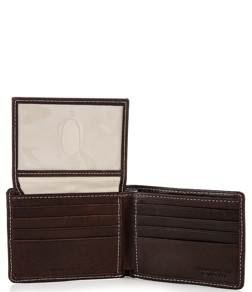 Roundtree & Yorke England Passcase Leather Wallet