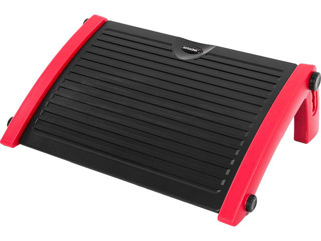 AKRacing Plastic Footrest Grey, Adjustable to Multiple Tilt Angles (AK-FOOTREST-GY-NA)