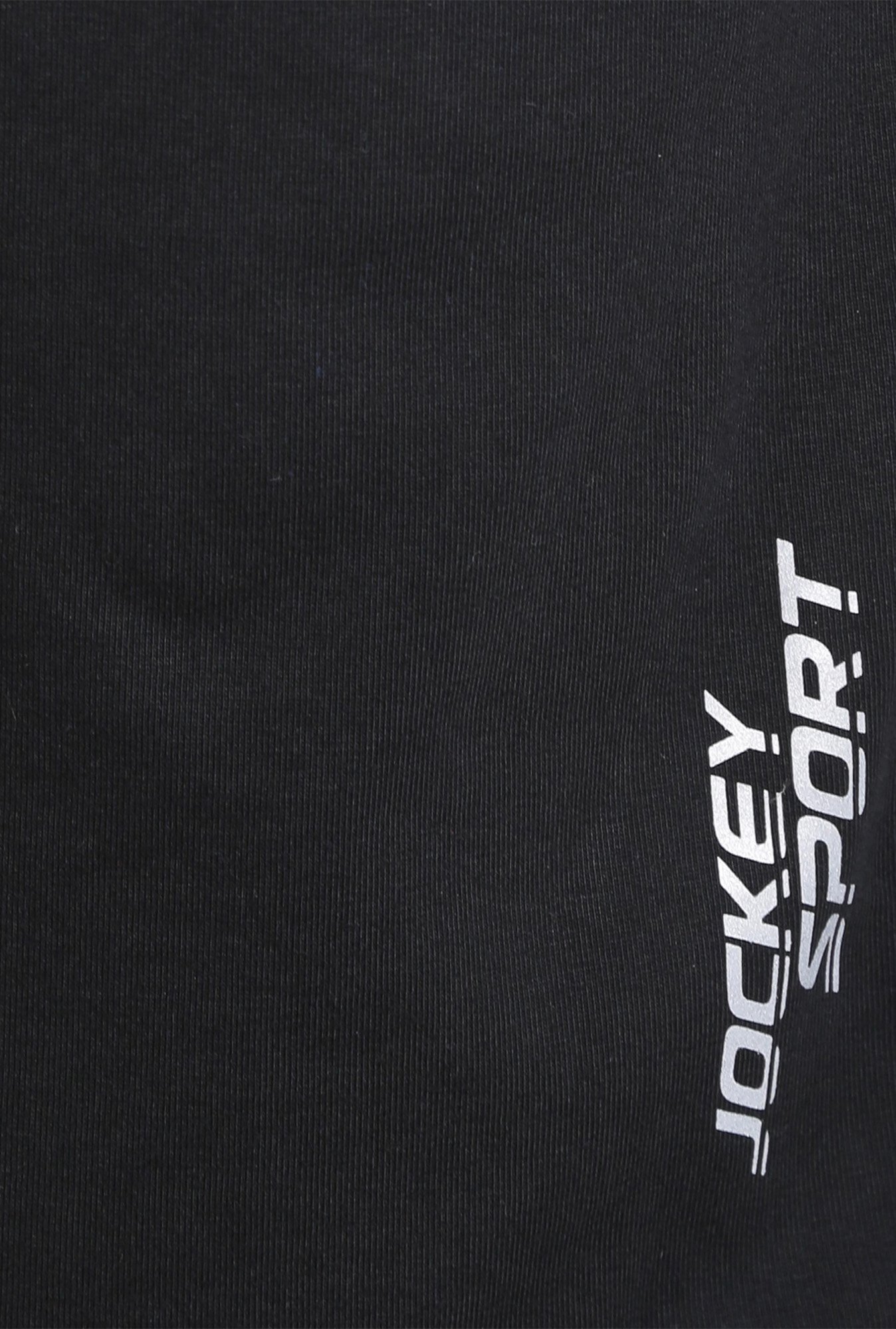 Jockey SP26 Black Super Combed Cotton Rich Shorts with Side Pocket