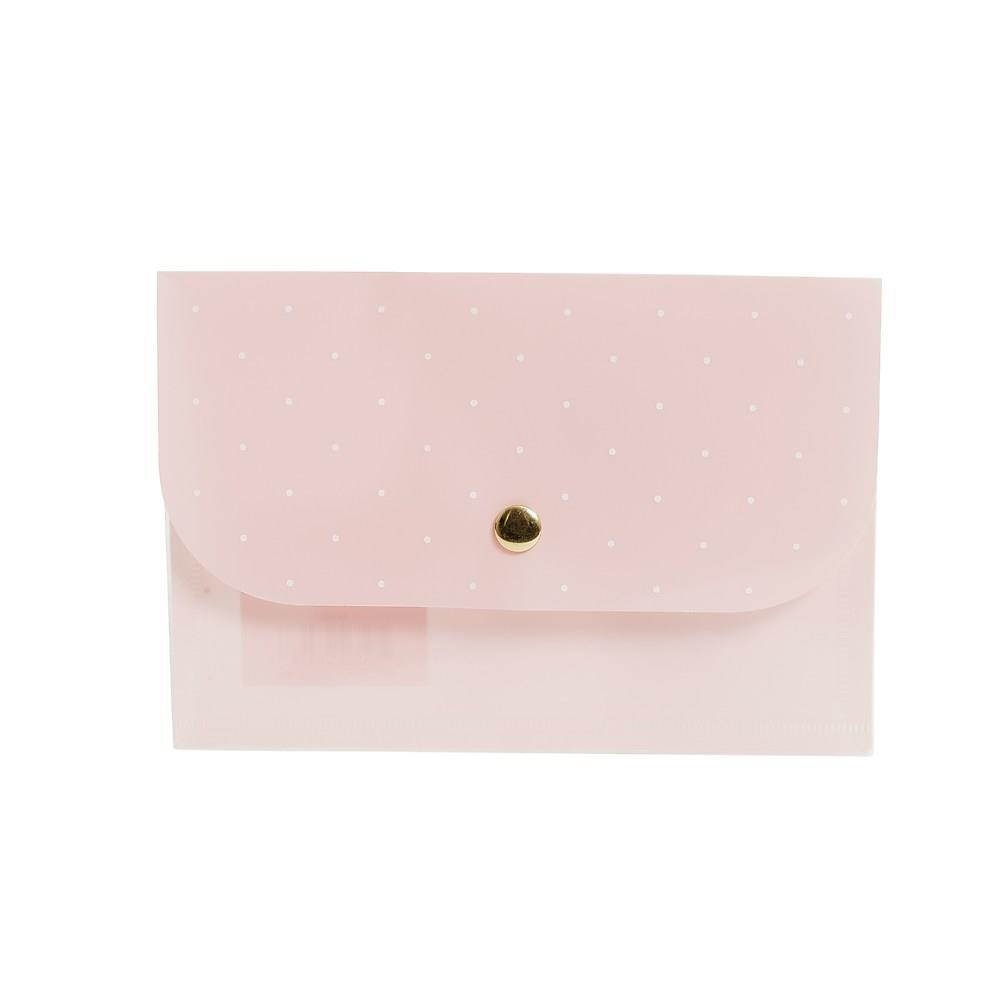 Staples Plastic Envelope with Gold Snap Closure Coupon Size 7.5" x 5" 51795