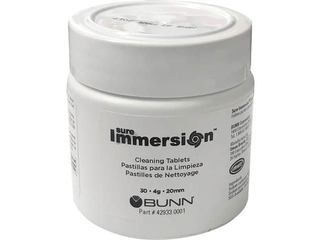 Bunn-O-Matic Corporation 429330001 Sure Immersion Cleaning Tablets