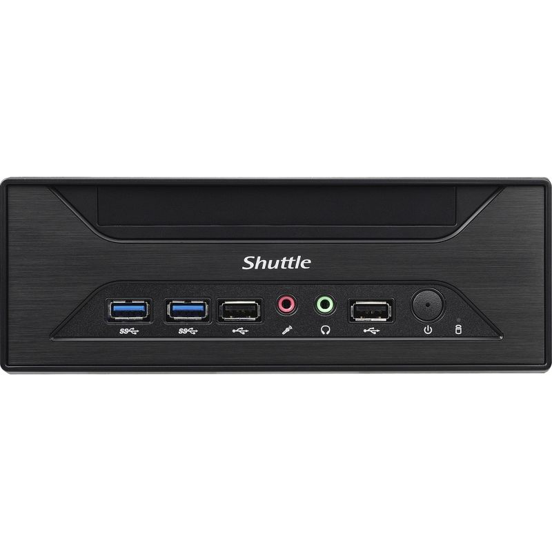 Shuttle XPC slim XH310 Barebone System Slim PC - Intel H310 Chipset - Socket H4 LGA-1151 - 1 x Processor Support - Black
