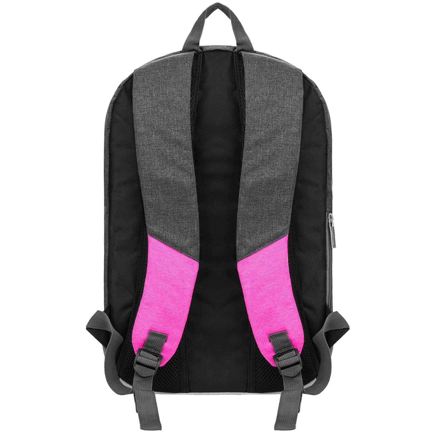 Vangoddy Grove Rugged Lightweight Backpack (Magenta) for Lenovo Y40 / Y50 / Yoga Series 13.3" to 15.6" Laptop + Stereo Earphone with Mic