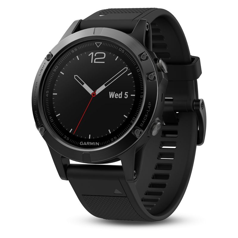 Garmin Fenix 5 Sapphire Black GPS Watch with Black Band