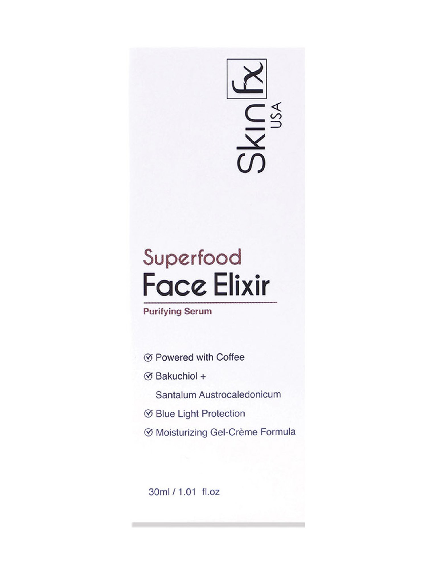 Skin Fx Superfood Coffee Infused Face Elixir Serum - 30 ml