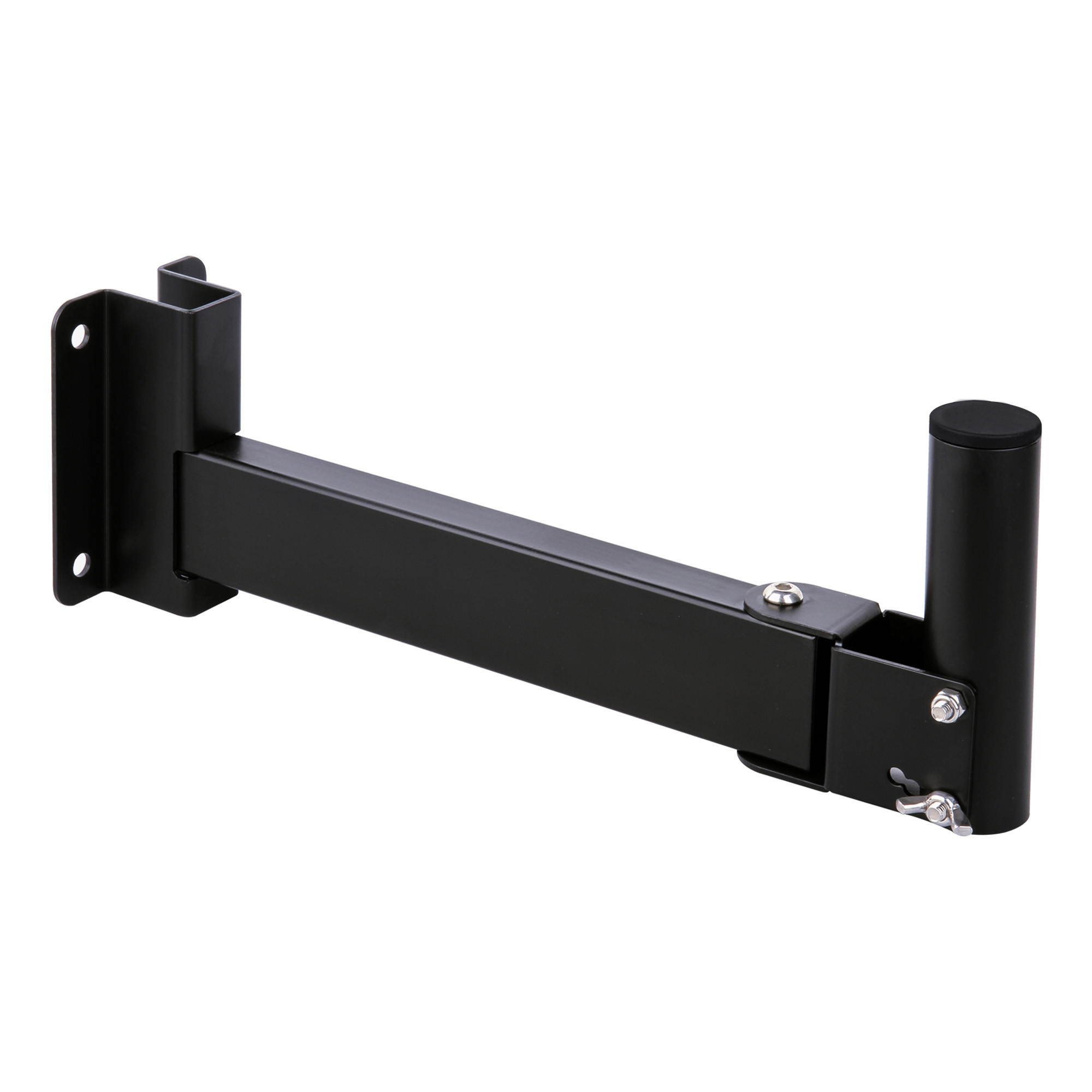 Sound Town 2-Pack Adjustable Wall Mount Speaker Brackets with 180-degree Swivel, 30-degree Angle Adjustment (STWSD-50T-PAIR)