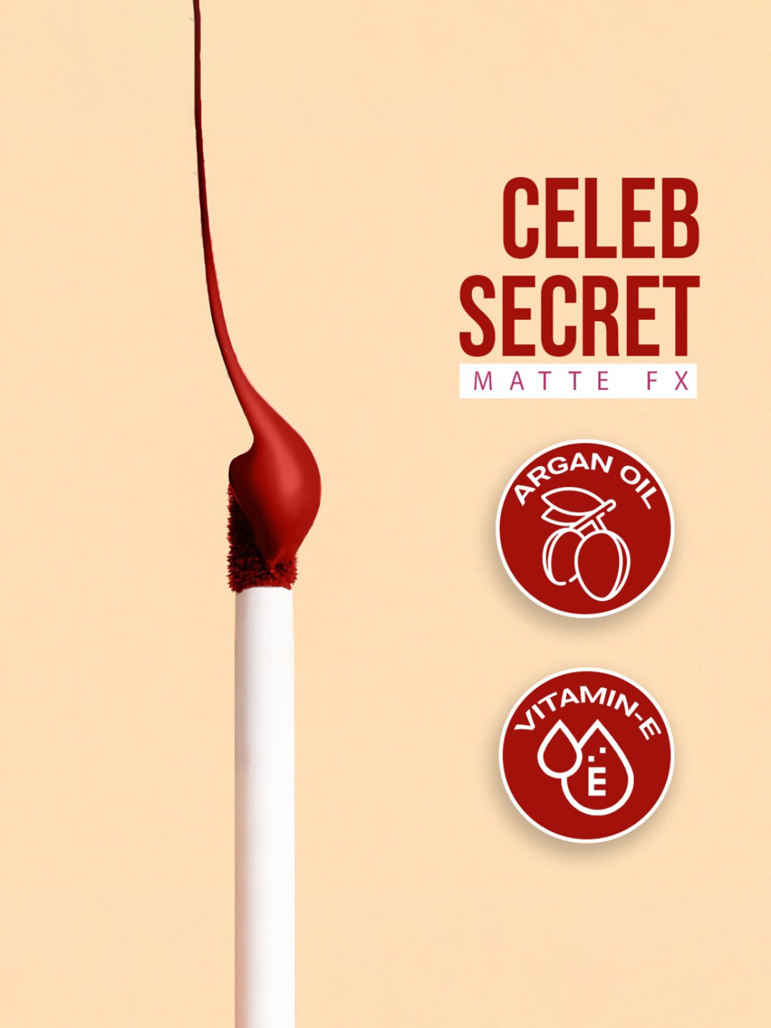 C2P PROFESSIONAL MAKEUP Celeb Secret Matte FX Liquid Lipstick Madhuri 05 - 2 ml