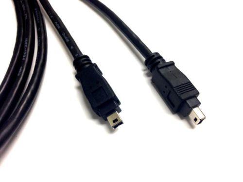 FireWire CABLE for CANON ZR500 4pin 6ft CAMCORDER