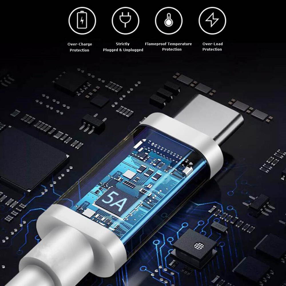 USB-C Type-C to Slim Squqre Tip PD Charger Power Cable for Lenovo 65W or Below Slim Tip Laptops