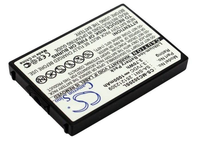 1000mAh Battery For SAGEM 251212309, SA-SN1, SA-SN2, SA-SN3,