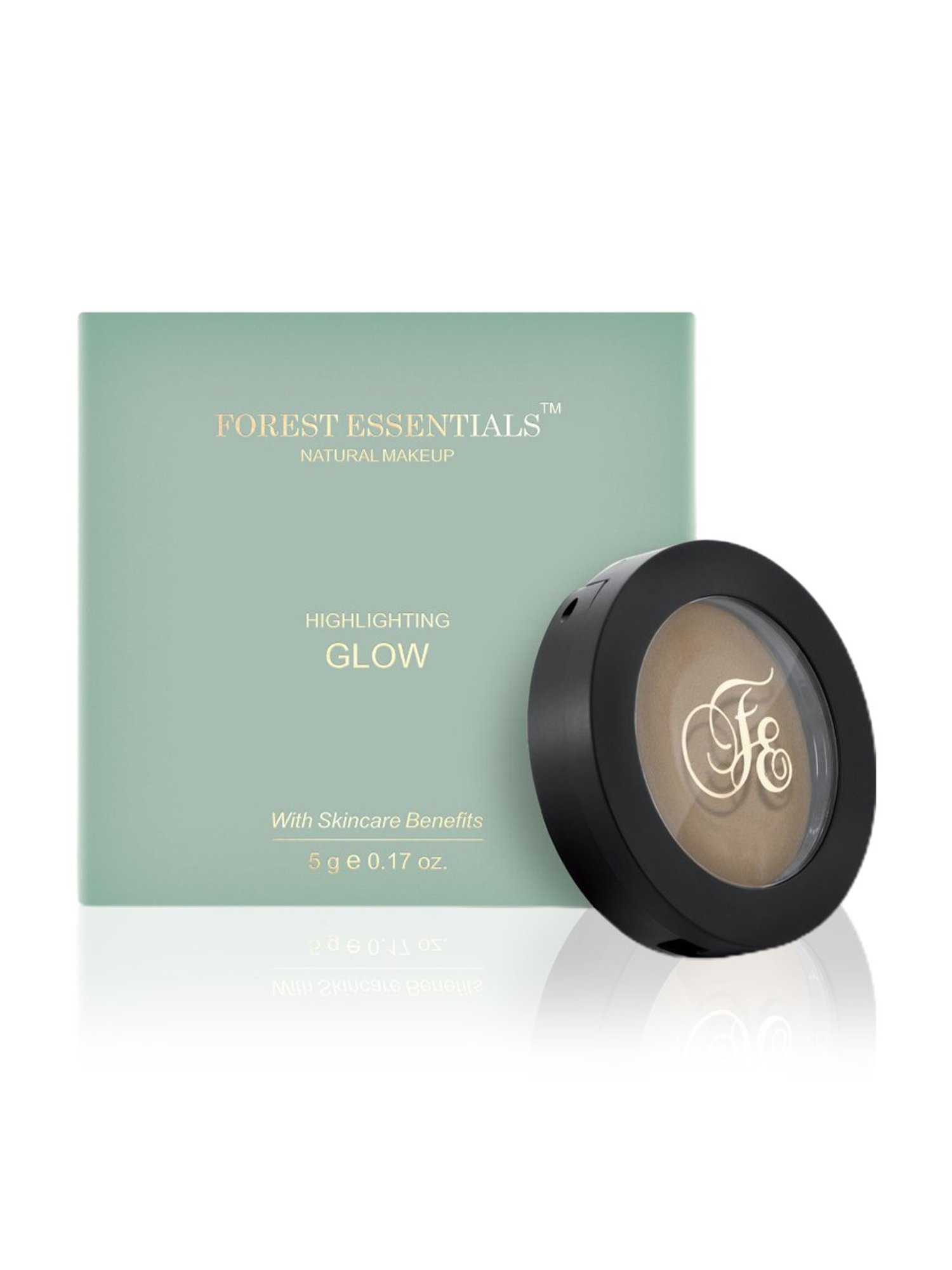 Forest Essentials Organic Highlighting Glow Sona Highlighter for Cheeks & Eyes - 5 gm