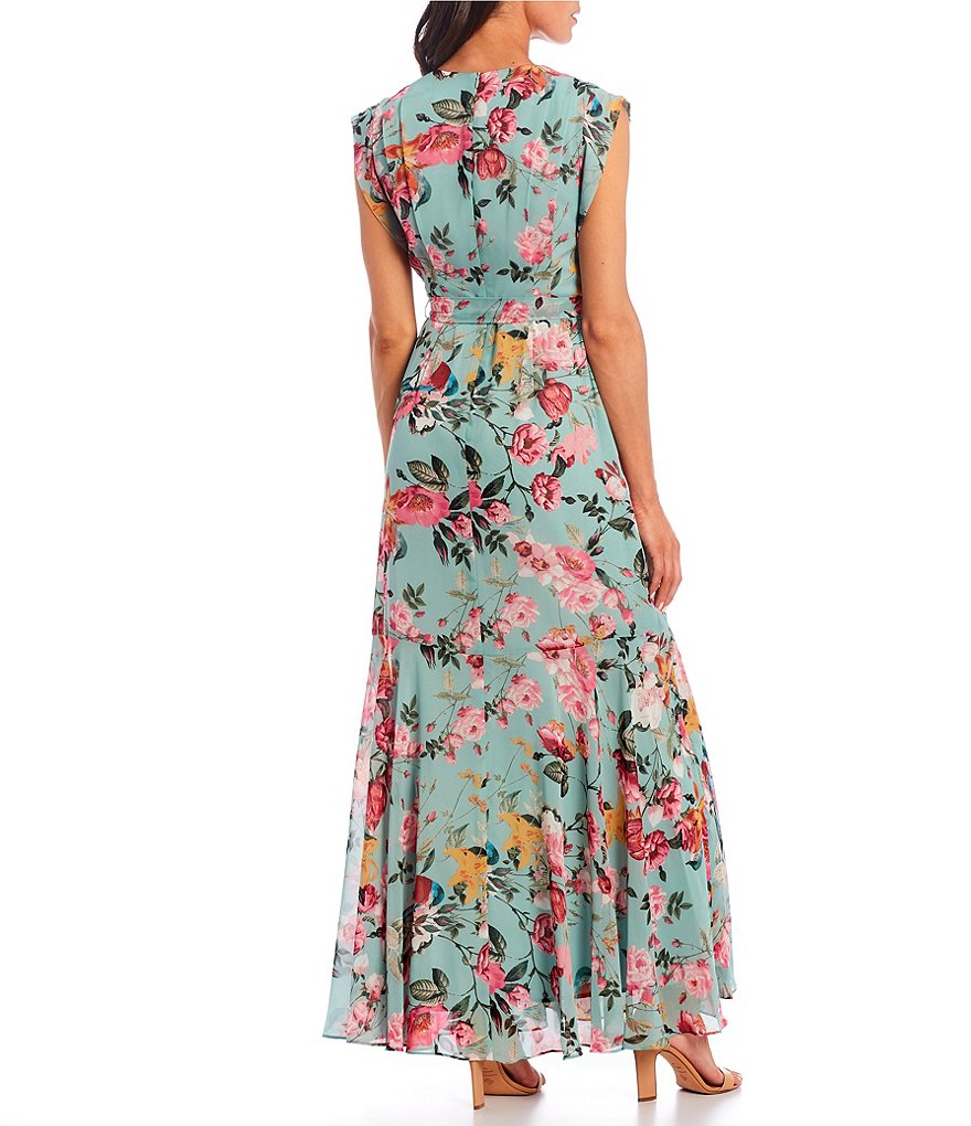 Marina Sequin Lace Round Neck 3/4 Sleeve Sheath Dress