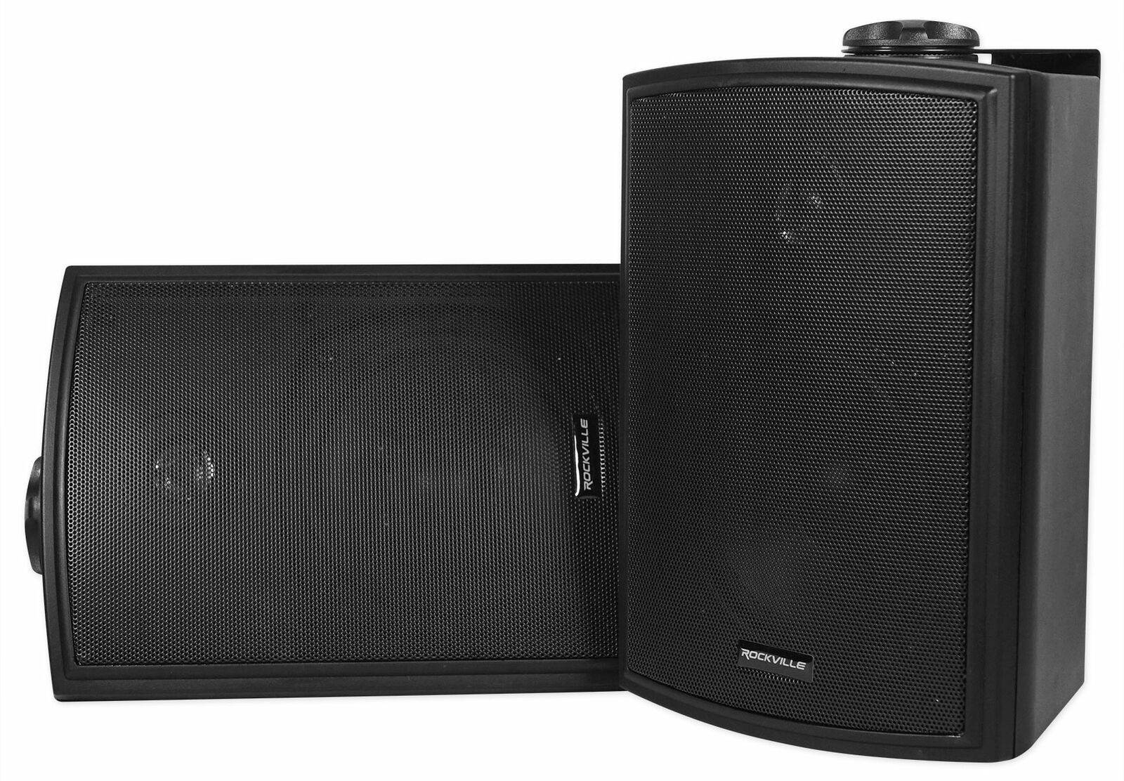 10 Rockville HP5S Black 5.25" Outdoor/Indoor Home Theater Patio Swivel Speakers