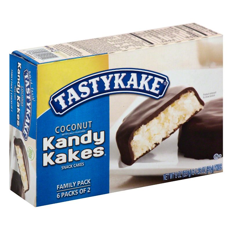 Tastykake Coconut Snack Cake - 8oz/6ct