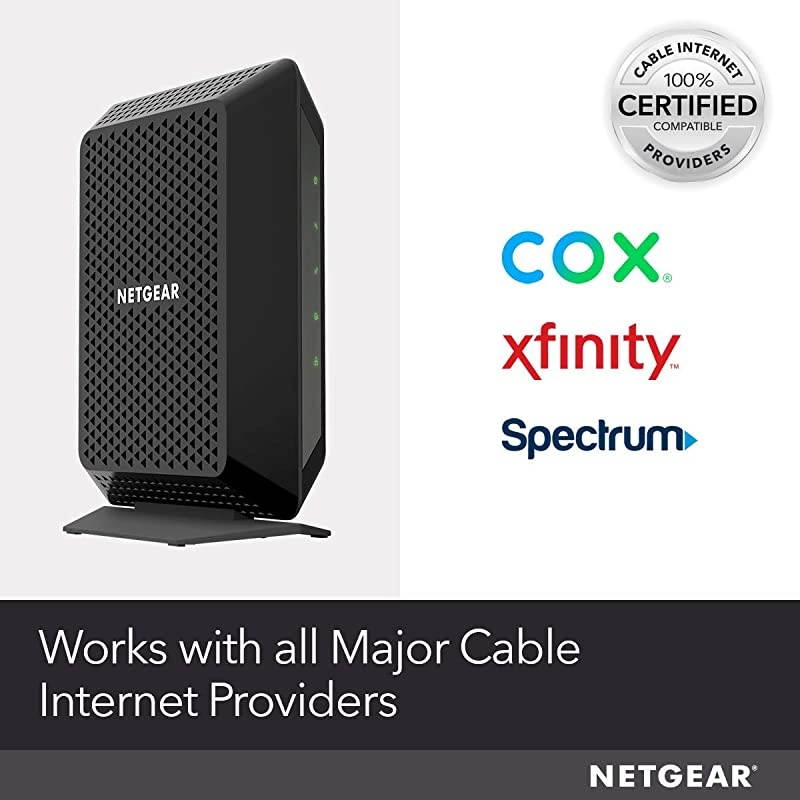 Cable Modem CM700 - Compatible with All Cable Providers Including Xfinity by Comcast, Spectrum, Cox | for Cable Plans Up to 500 Mbps | DOCSIS 3.0 (Renewed)