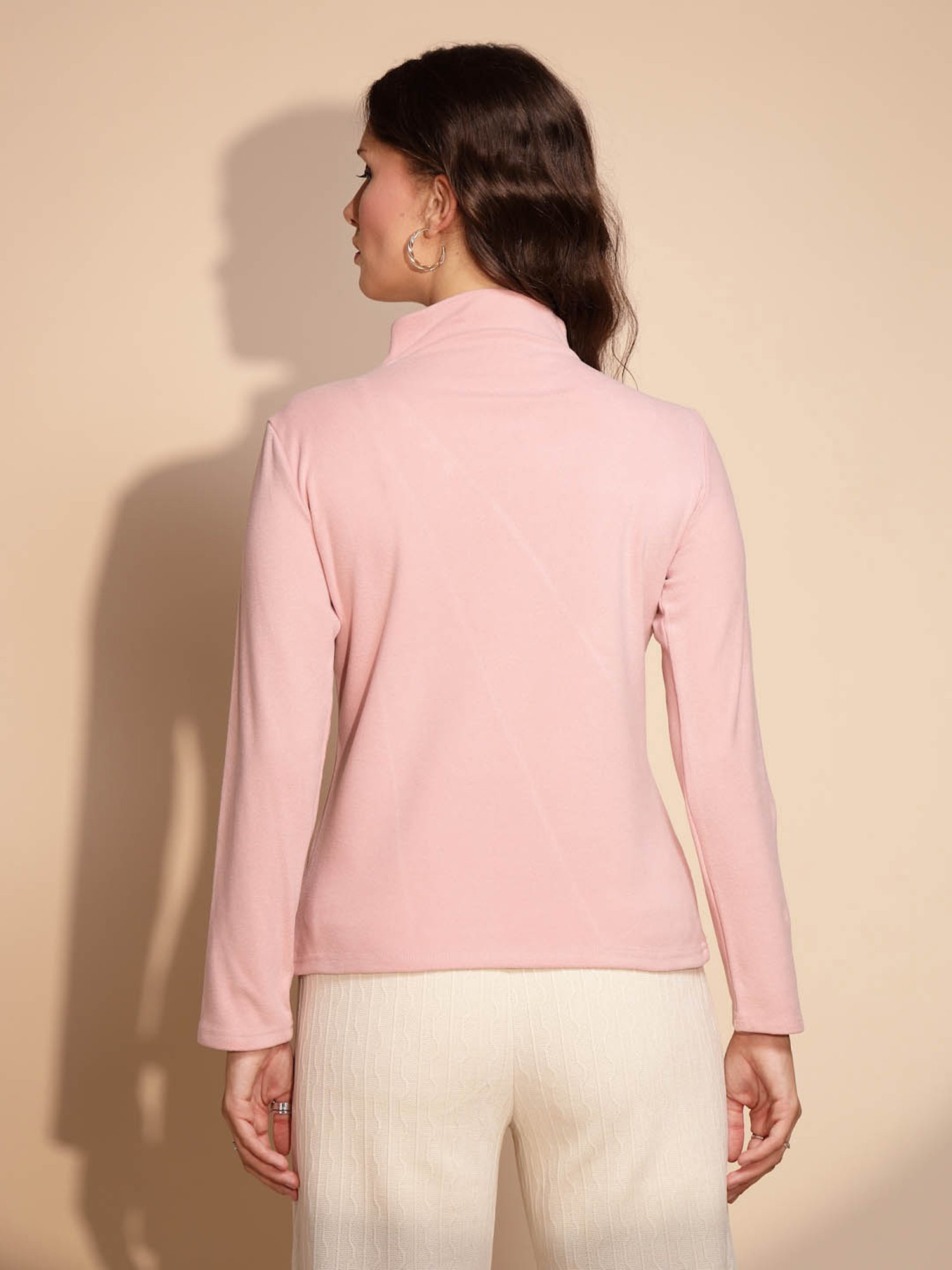 Global Republic Pink Knit Regular Fit Top