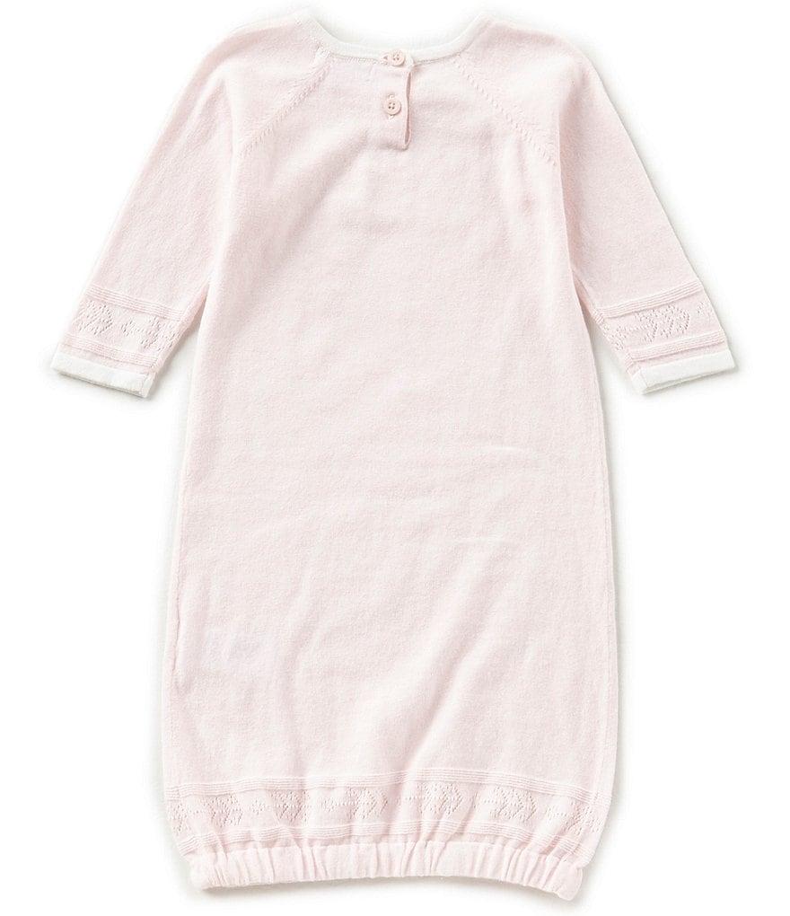 Angel Dear Baby Girls Newborn-3 Months Bow Kimono Gown