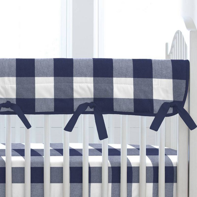 Trend Lab Short Gray Fleece Narrow Crib Rail Cover