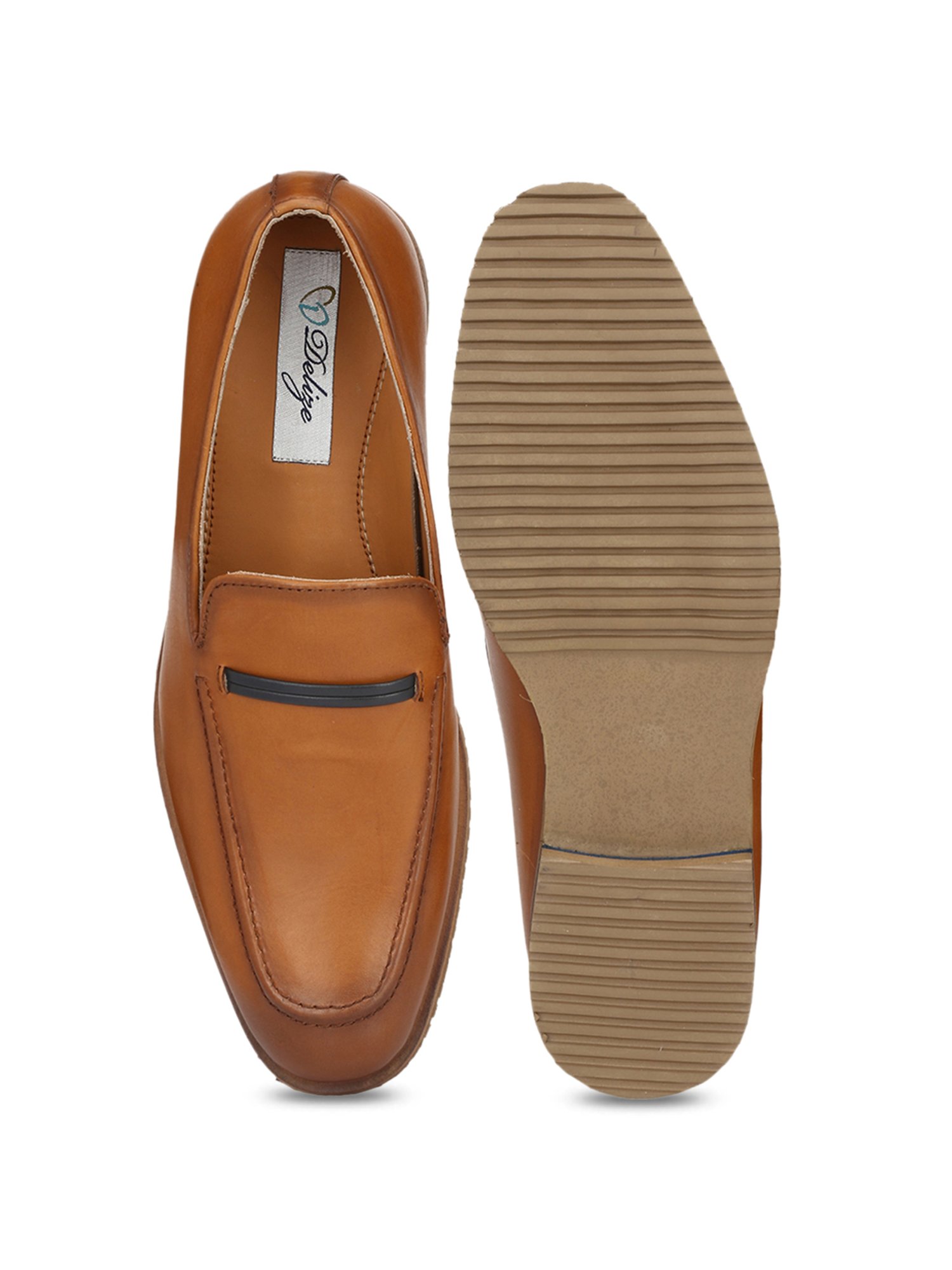 Delize Tan Casual Loafers