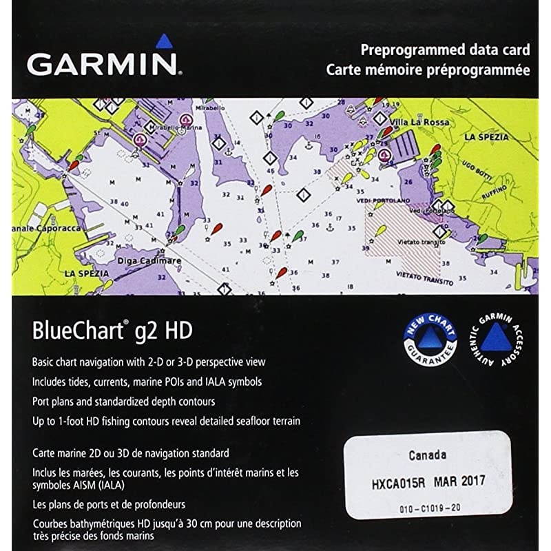 BlueChart g2 Canada Salt/Freshwater Map microSD Card