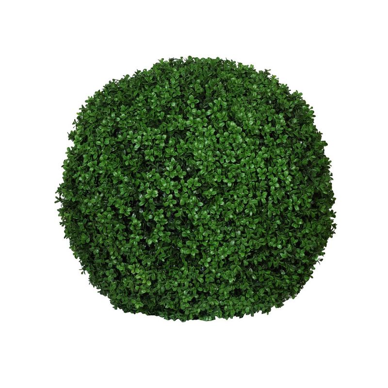 Extra Large Boxwood Indoor/Outdoor Round Artificial Plant Green - Pottery Pot