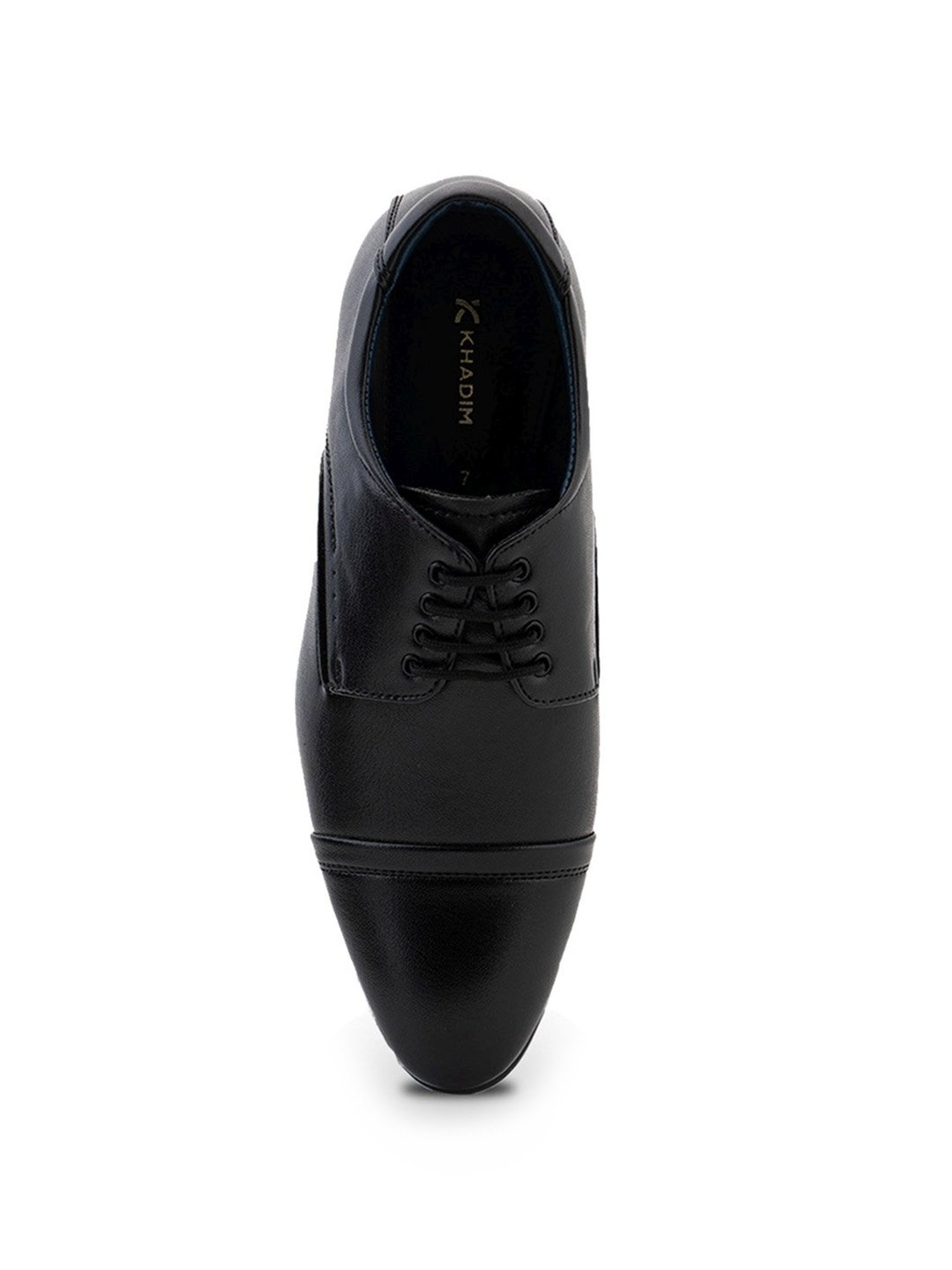 Khadim Men's Black Derby Shoes