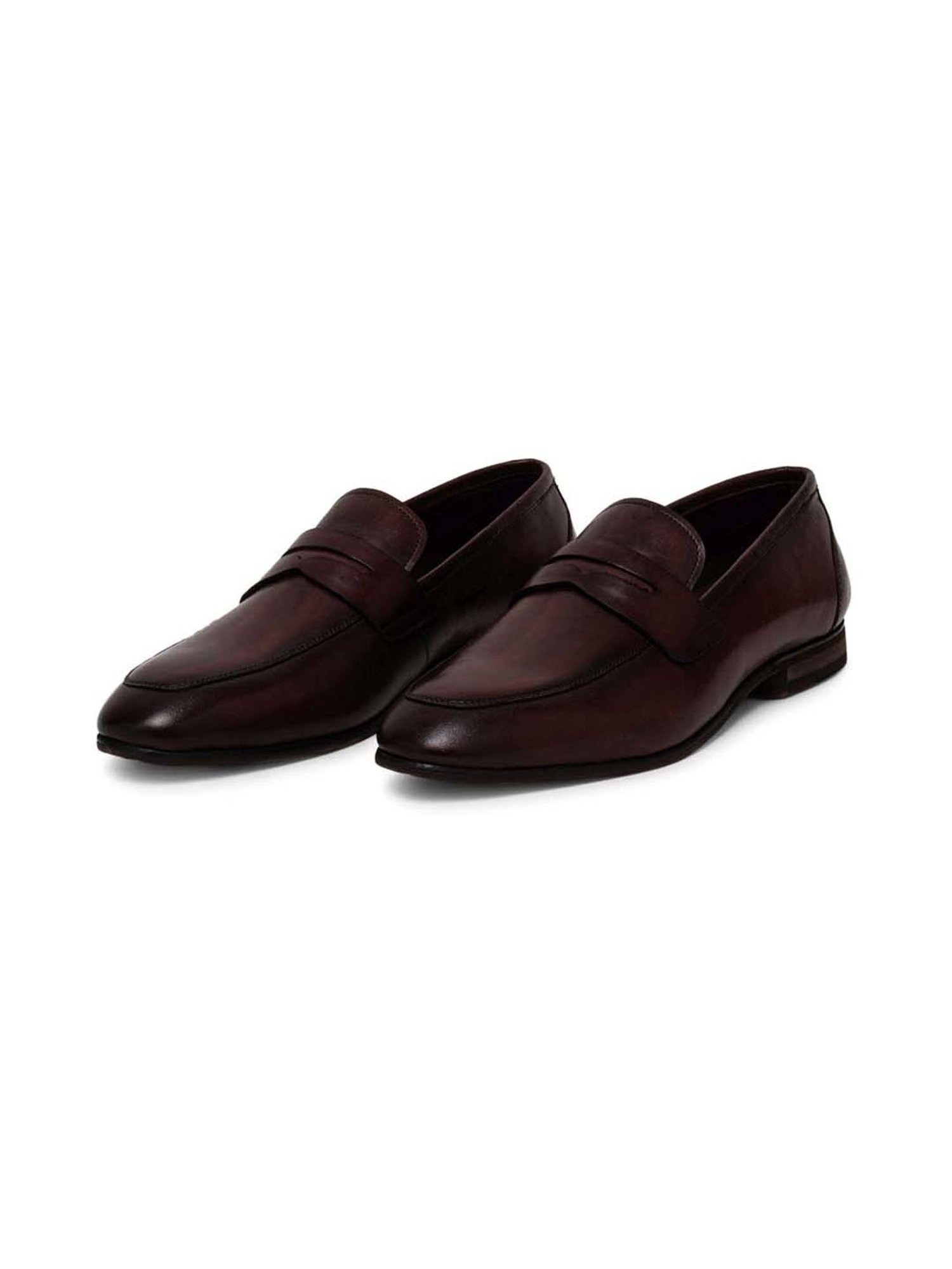Ezok Men's Chocolate Casual Loafers
