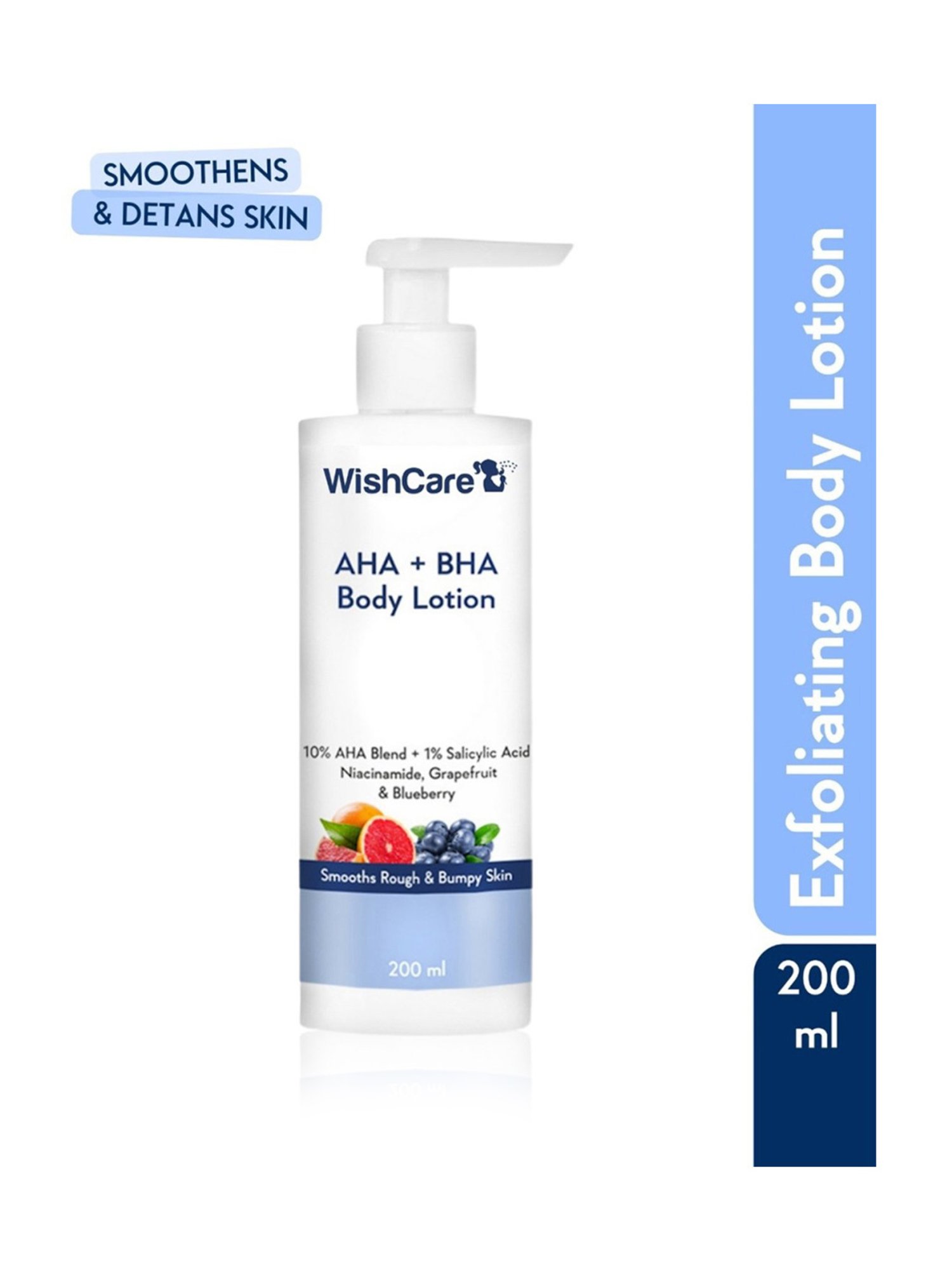 Wishcare Grapefruit & Blueberry AHA + BHA Body Lotion - 200 ml