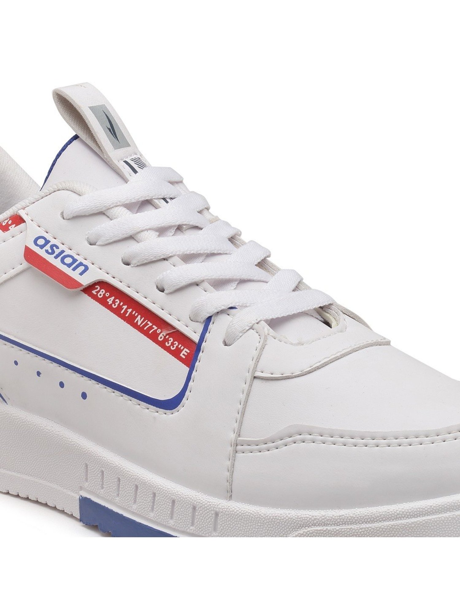 Asian Men's White Casual Sneakers