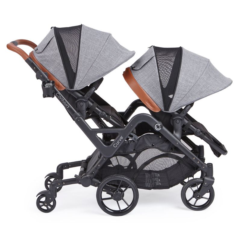 Contours Curve Tandem Double Stroller - Graphite