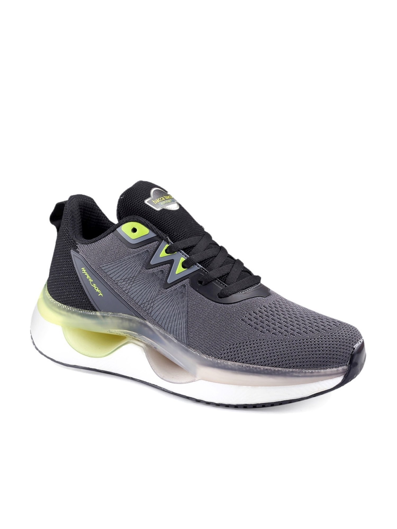 Bacca Bucci Men's HYPERSOFT Grey Running Shoes