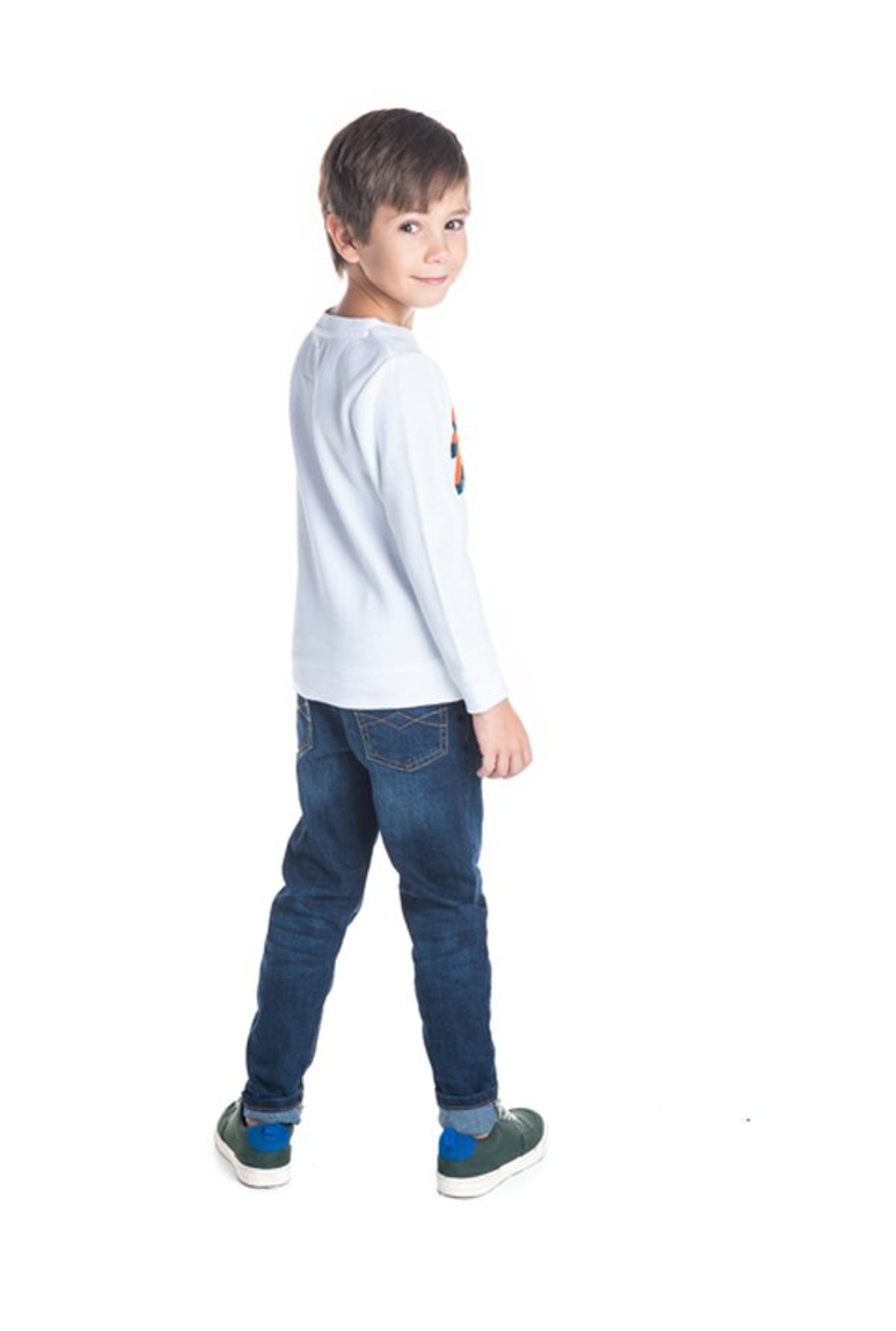 Cherry Crumble By Nitt Hyman Kids White Printed Sweatshirt