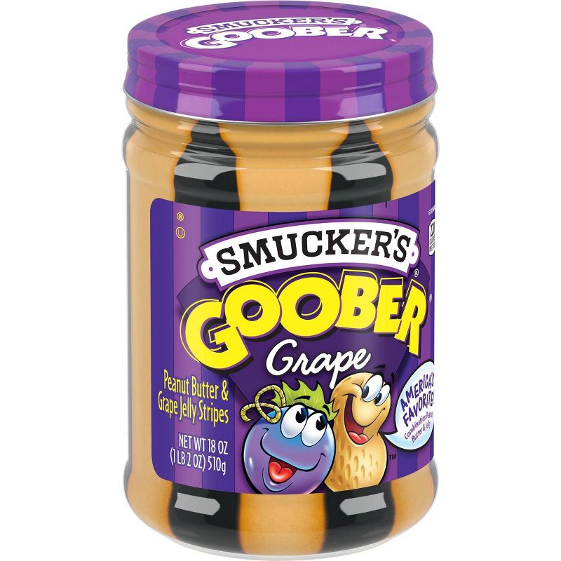 Smucker's Goober Grape Peanut Butter and Jelly Spread - 18oz