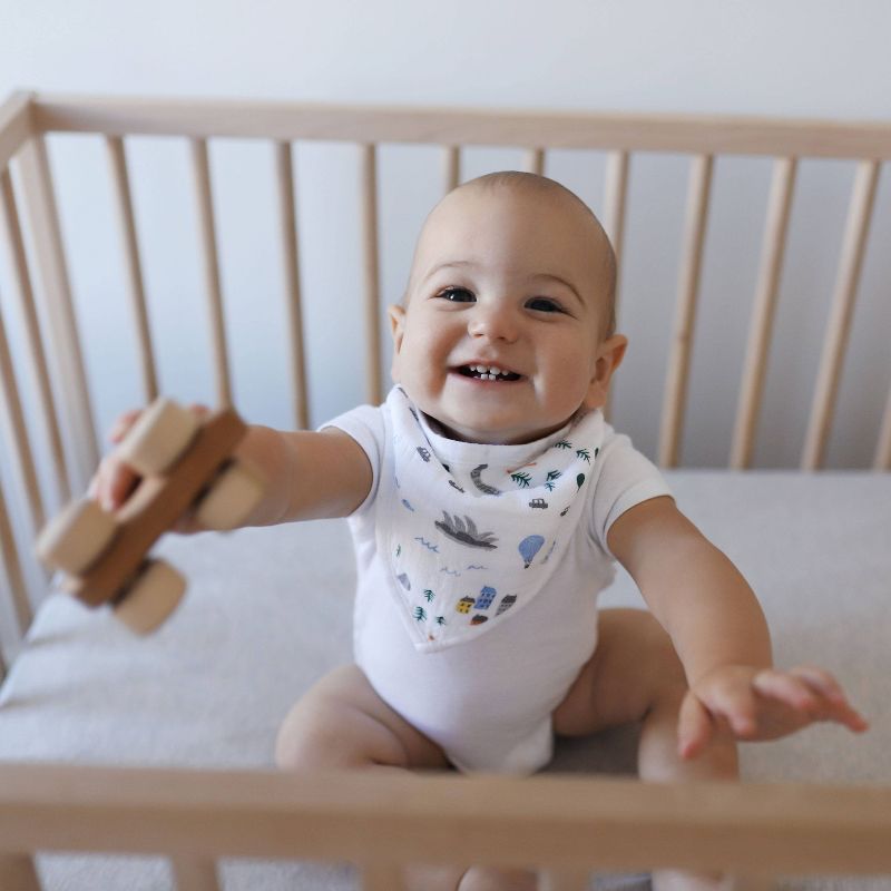 aden and anais Essentials 2pk Bandana Bib - Little Big World