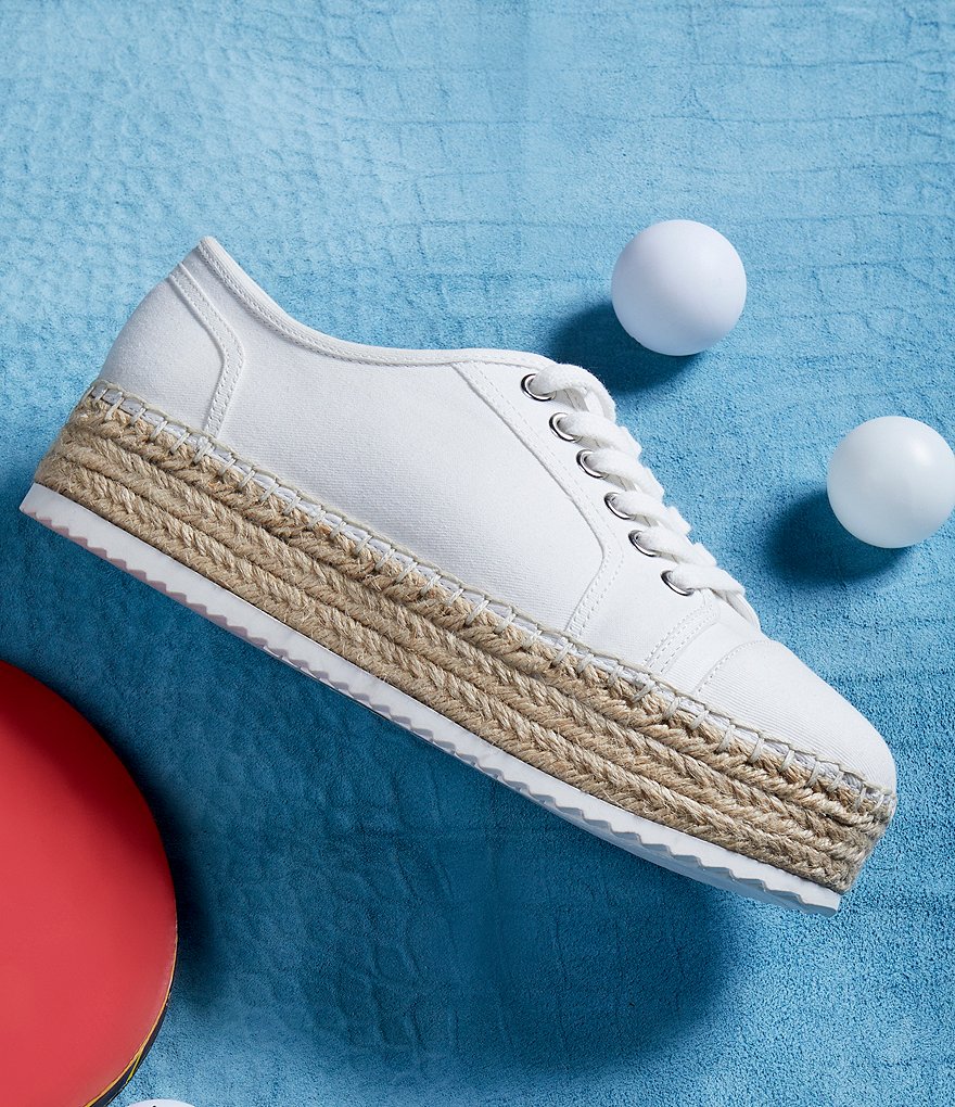 Gianni Bini Norajeanne Canvas Platform Espadrille Sneakers