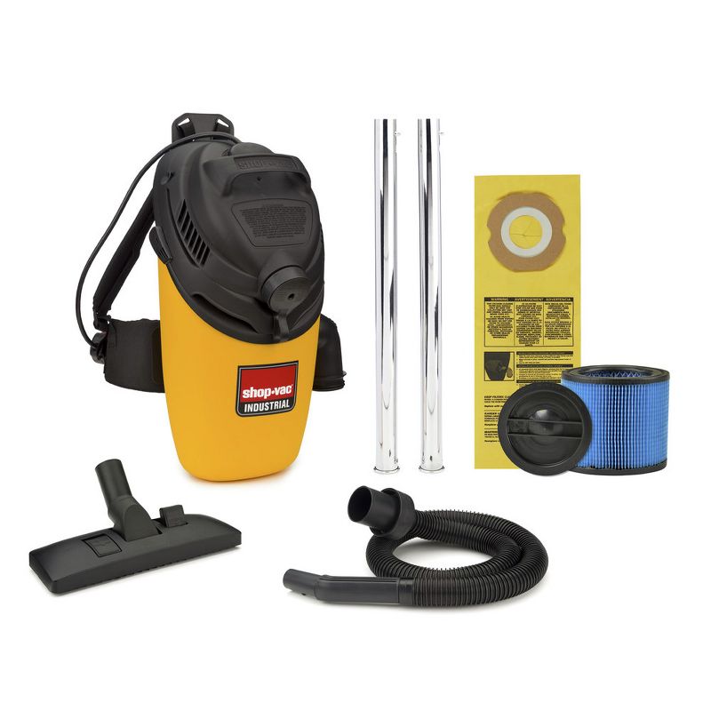 Shop-Vac 2861010 4 Gallon 6.0 Peak HP Dry Only Backpack Vacuum