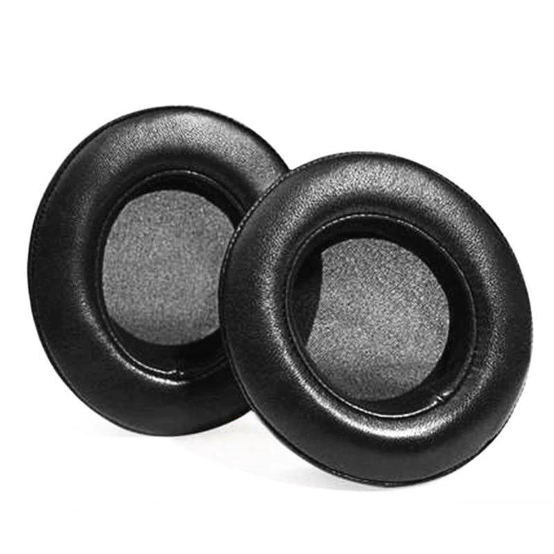 2PCS Sheepskin Leather Earpads Ear Pads Cushions for Razer Kraken 7.1 V2 Headset