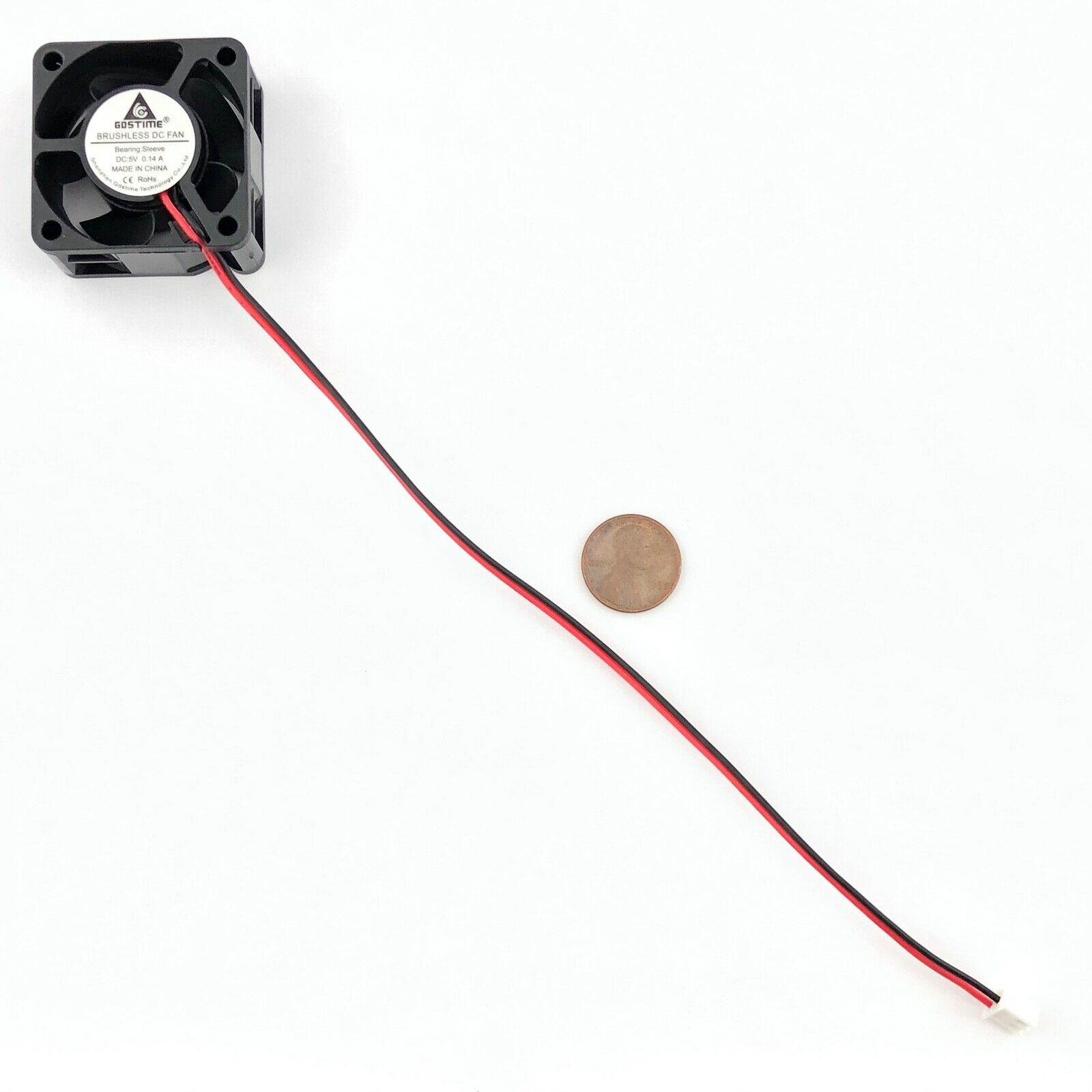 12v 80mm Cooling Fan Long Wire 80x80x10mm DC PC Computer Case Cooler 8010 2-Pin