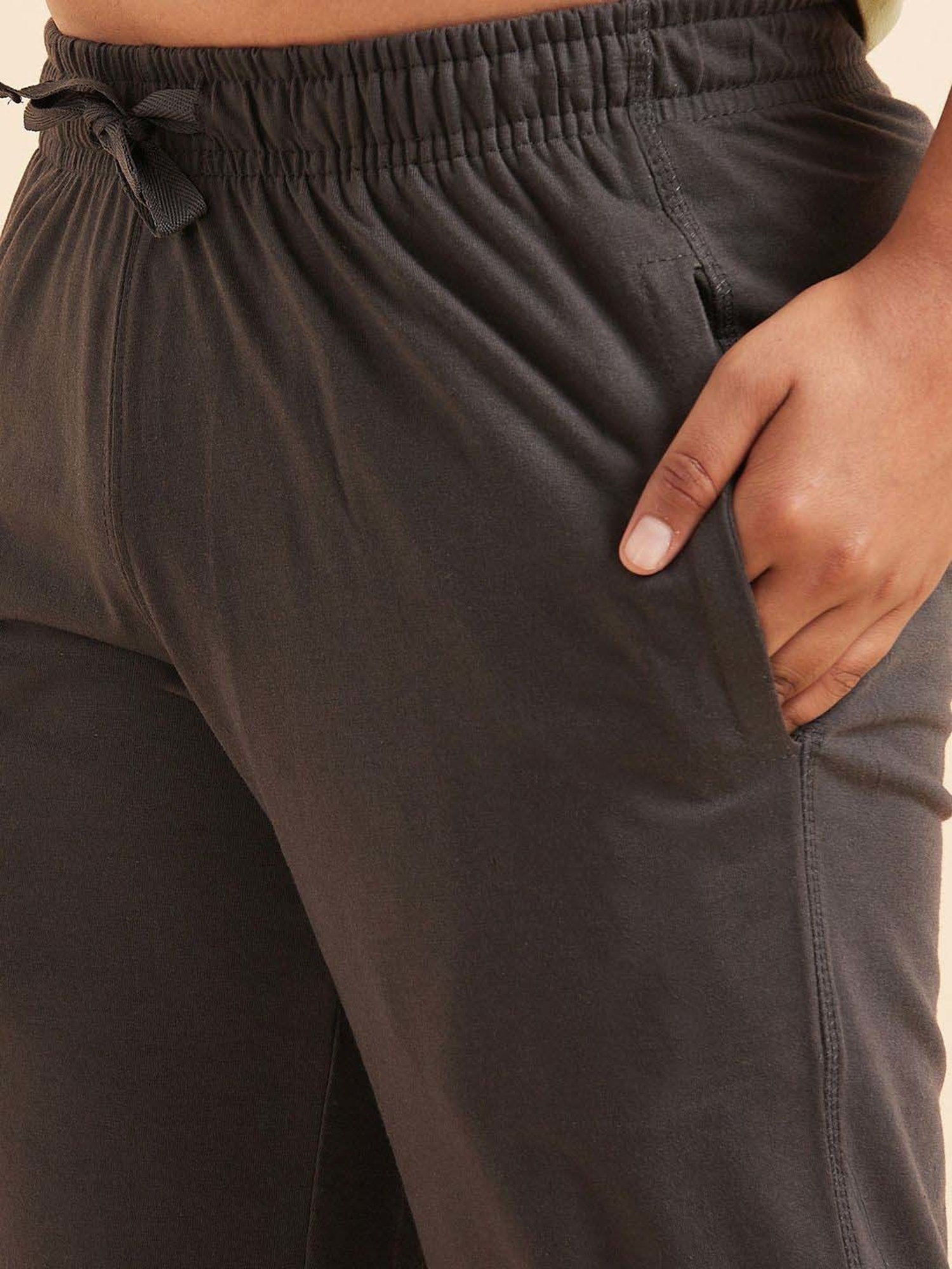 Sweet Dreams Kids Fog Green & Black Cotton Printed T-Shirt Set