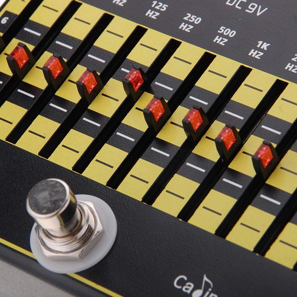 Caline USA, CP-24 10-Band EQ equalizer Guitar Effects pedal