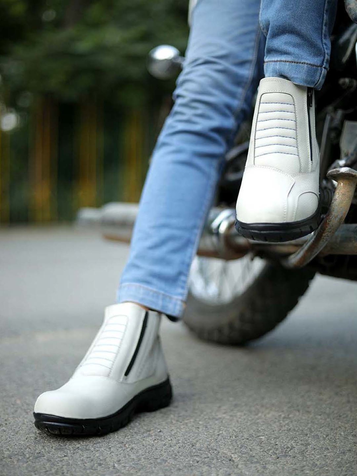 Eego Italy Men's White Casual Boots