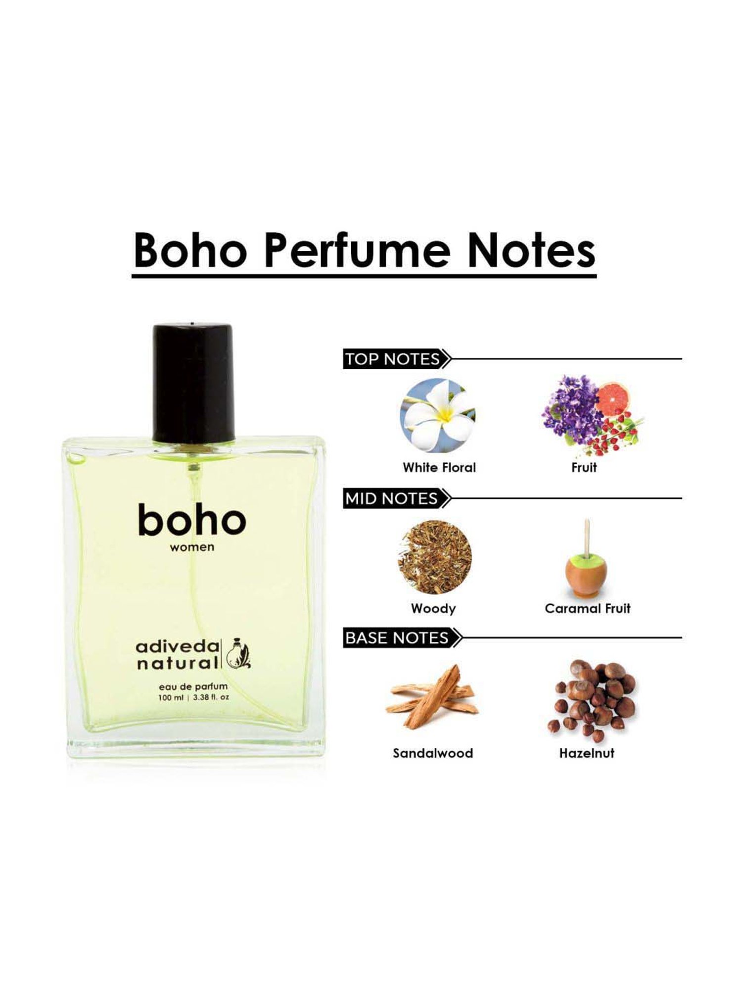 Adiveda Natural Bae and Boho Perfume Gift Set