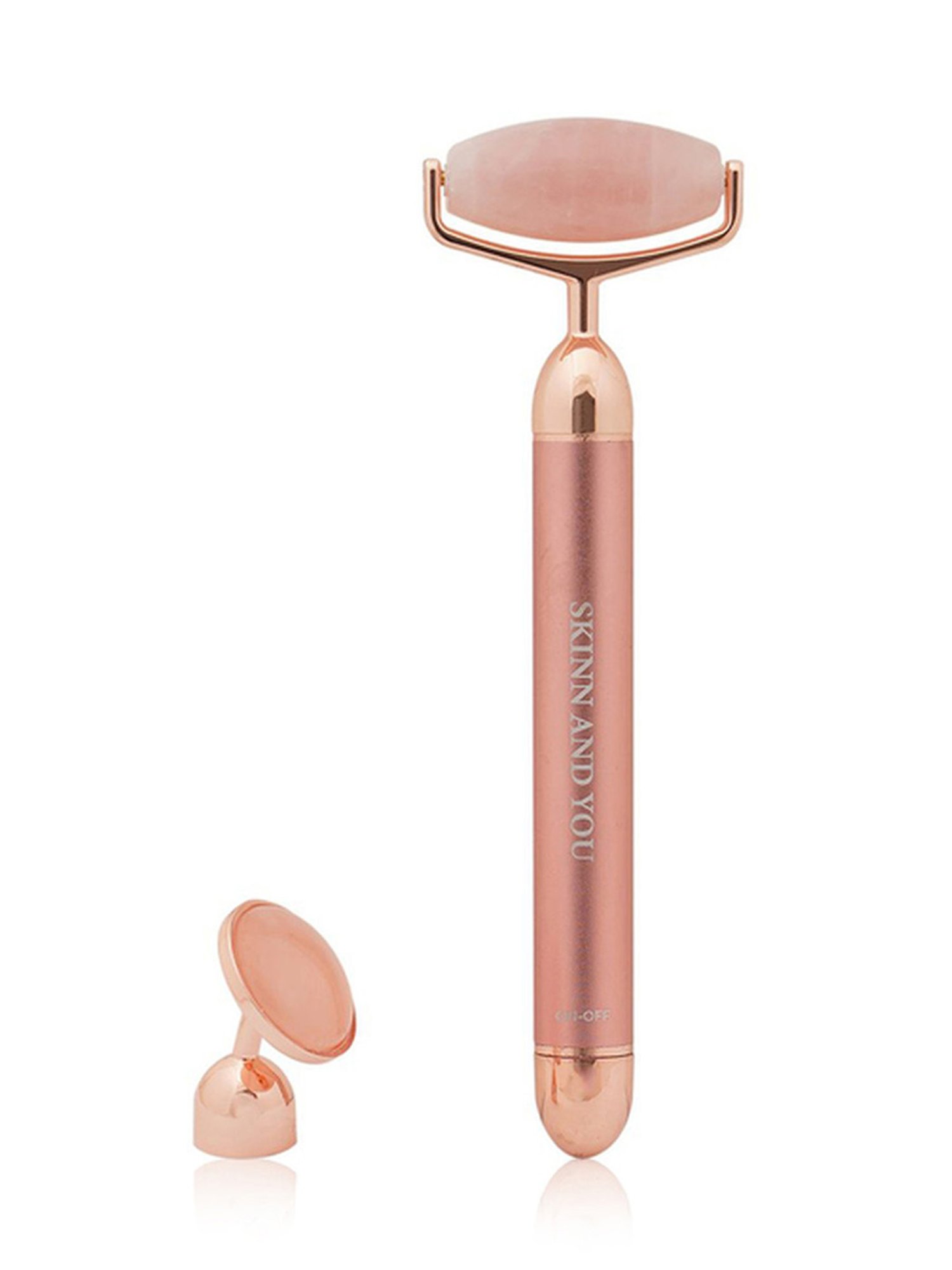 Skinn and You Vibrating Rose Quartz Roller - 200 gm